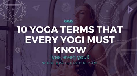 Basic Yoga Terms You Must Know