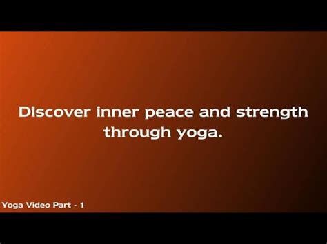 Discover Inner Strength Through Yoga