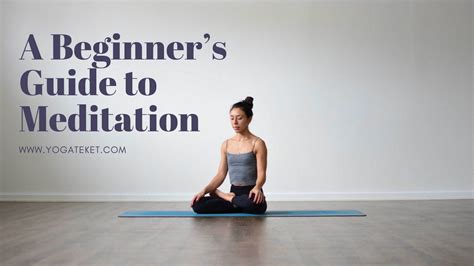 Meditation Basics for Yoga Beginners