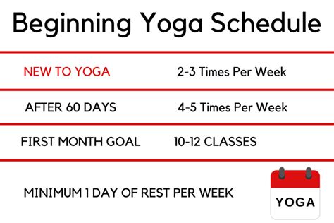 Pick Your Perfect Yoga Schedule