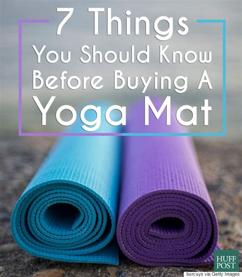 What Type of Yoga Mat Should You Buy