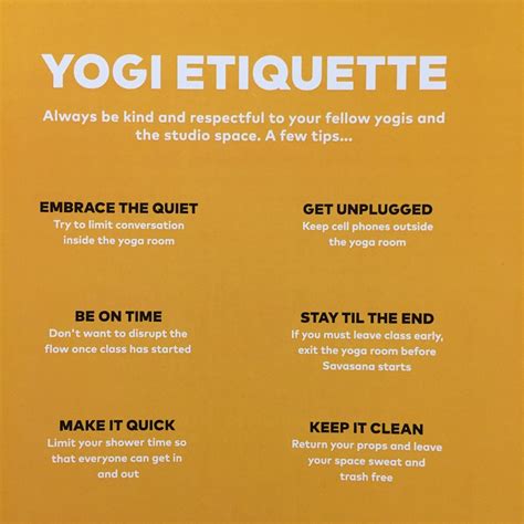 Yoga Class Etiquette for First Timers